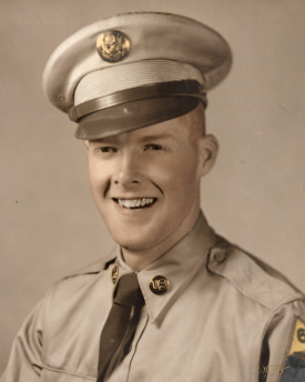 Jim Brett in Army uniform, c. 1954